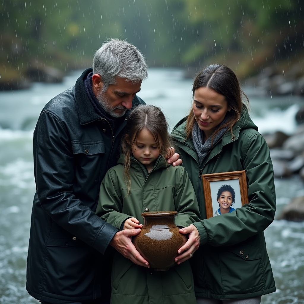 Scattering Ashes by the River